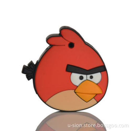 Angry Customized Bird Gift PVC USB Flash Drive with Factory Price